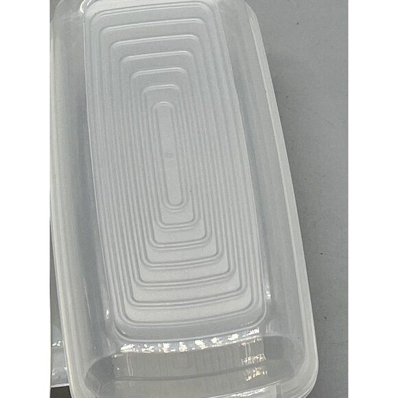 organized lunch 2 compartment lunch container clip closed lids large small READ - Picture 2 of 6